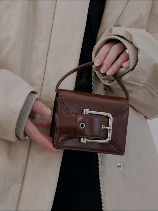Osoi Handbags - OSOl Belted Brocle Mono Bag